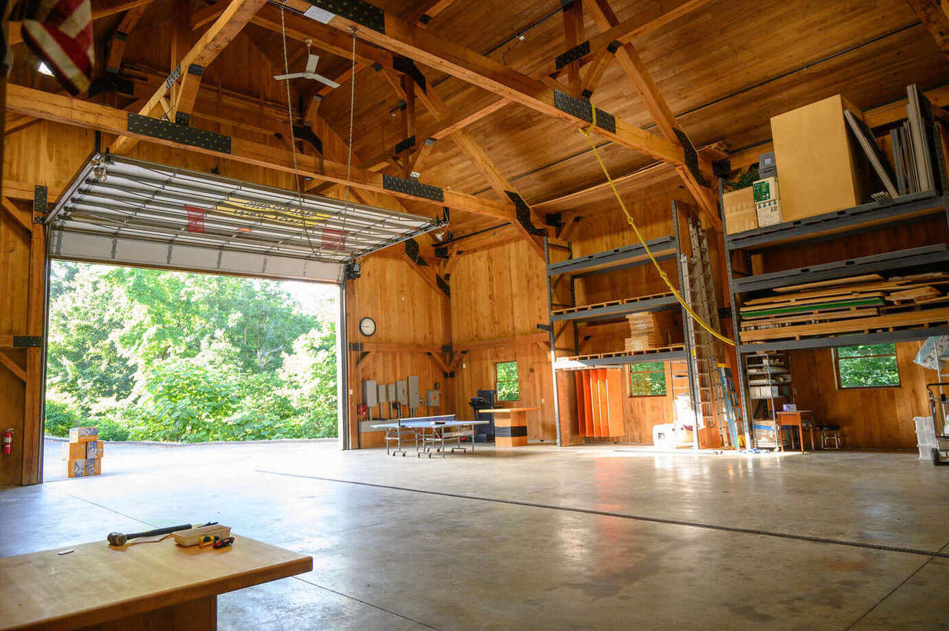 Open game hall space