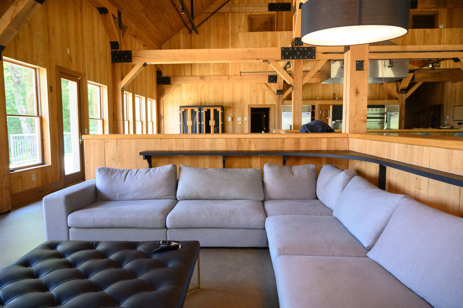 Spacious living area perfect for large groups